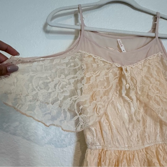 RAGA Woman's Lace Tiered Maxi Dress Size S - Picture 11 of 12